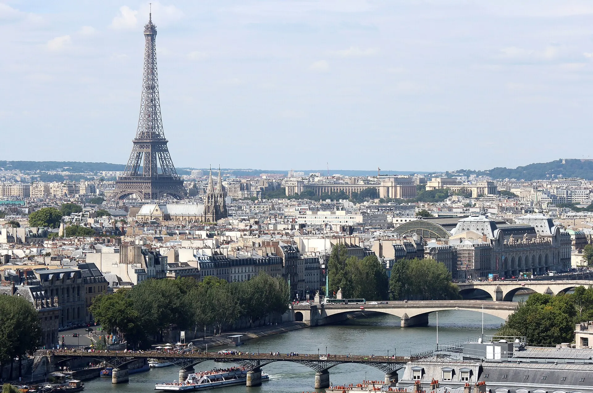 Vue de Paris et de la Seine